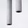 Runde Pendelleuchte Beton Grau G9 L:19,5 cm 3-flammig