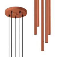 Hängelampe Stahl Ocker G9 L:25 cm rund akzentuiert