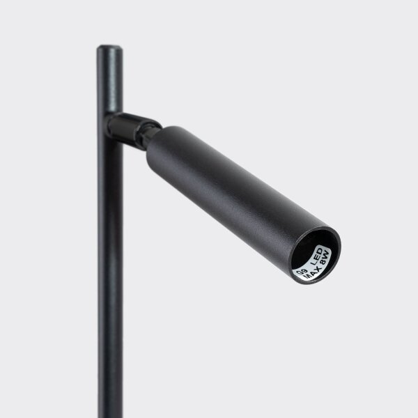 Tischlampe flexibel Schwarz G9 43 cm Schreibtisch