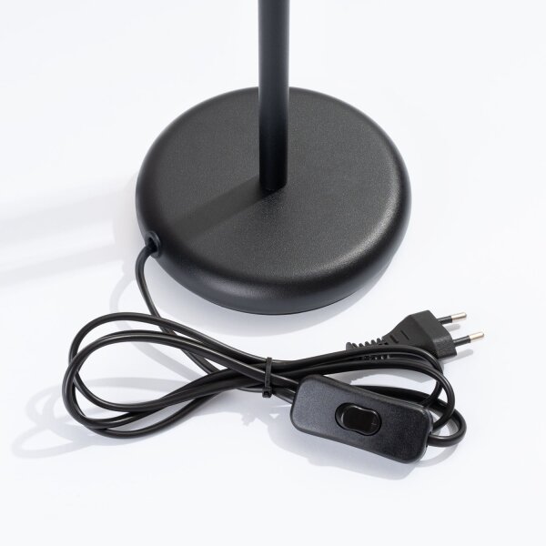 Tischlampe flexibel Schwarz G9 43 cm Schreibtisch