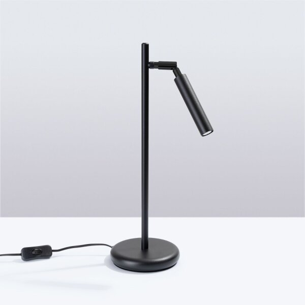 Tischlampe flexibel Schwarz G9 43 cm Schreibtisch