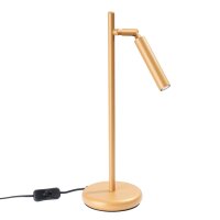Tischleuchte flexibel Gold G9 43 cm Schreibtisch