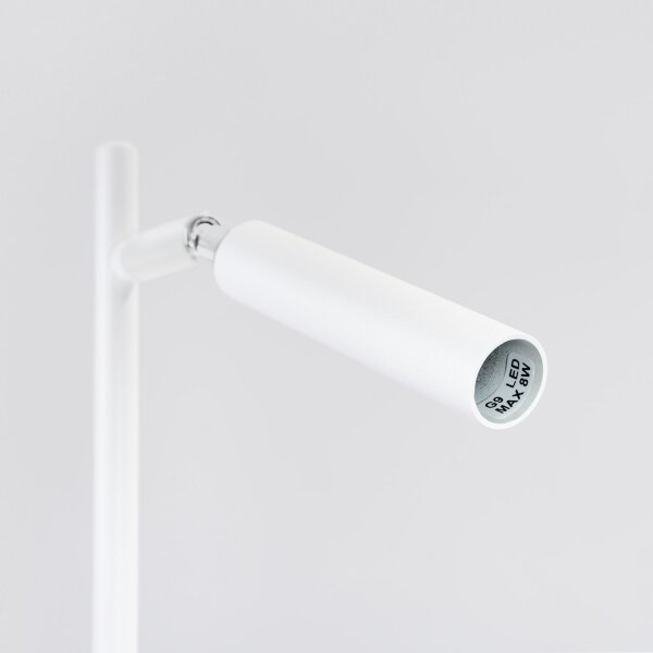 Tischleuchte verstellbar Weiß G9 43 cm Schreibtisch