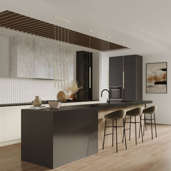 Wandleuchte Up Down Beige Stahl G9 H:50 cm indirekt
