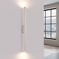 Wandleuchte Up Down Beige Stahl G9 H:50 cm indirekt