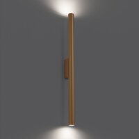 Up Down Wandlampe Gold Stahl G9 H:50 cm indirekt