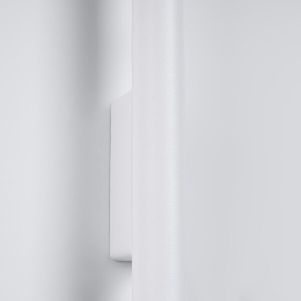 Up Down Wandleuchte Weiß Stahl G9 H:50 cm indirekt