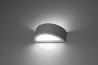 Up Down Wandlampe Keramik Weiß E27 B:30 cm blendarm