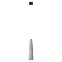 Stilvolle Pendelleuchte Beton Grau GU10 Ø8 cm rund