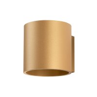 Wandleuchte Up Down Gold Stahl G9 T:12,5 cm indirekt