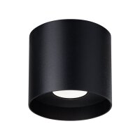 Deckenleuchte Aluminium Schwarz GU10 Ø12 cm rund...
