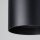Deckenleuchte Aluminium Schwarz GU10 Ø12 cm rund Aufbau