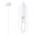 Stilvolle Hängelampe Weiß Stahl E27 Ø11 cm rund Modern