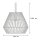 LED Akku Hängelampe dimmbar Weiß IP54 3000K Ø40cm 20h