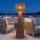 Stehlampe Rattan Natur Outdoor IP54 E27 137 cm Garten