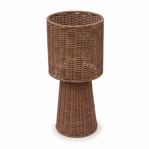 LED Akku Tischlampe dimmbar 3000 K IP54 Outdoor Rattan