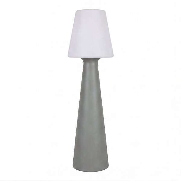 LED Akku Stehleuchte dimmbar IP65 3000-6500 K Grau