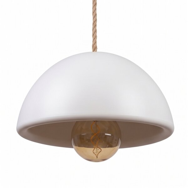 LED Akku Hängelampe Außen Weiß dimmbar IP54 Ø38cm 20h