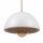 LED Akku Hängelampe Außen Weiß dimmbar IP54 Ø38cm 20h