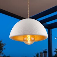 LED Akku Hängelampe Außen Beige dimmbar IP54...