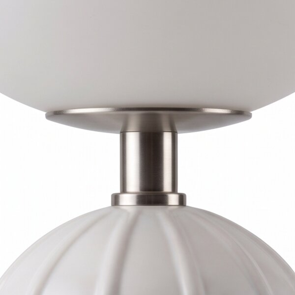 LED Akku Tischleuchte Beige IP54 dimmbar 3000 K 51 cm