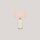 LED Solar Tischlampe Beige dimmbar IP65 3000 K Sensor
