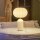LED Akku Tischlampe Solar dimmbar Beige IP65 3000K 44cm