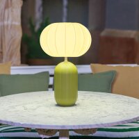 LED Akku Tischleuchte Solar dimmbar Olivgrün IP65 3000K