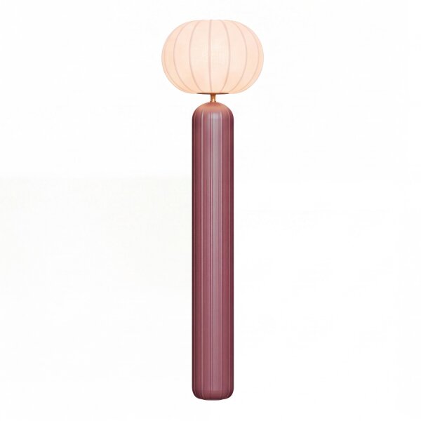 LED Solar Stehlampe Akku dimmbar Bordeaux IP65 3000 K