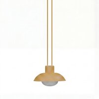 LED Akku Hängelampe dimmbar Senfgelb IP54 3000 K...
