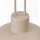 LED Akku Pendelleuchte dimmbar Beige IP54 3000 K Ø20 cm