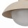 LED Akku Pendelleuchte dimmbar Beige IP54 3000 K Ø20 cm