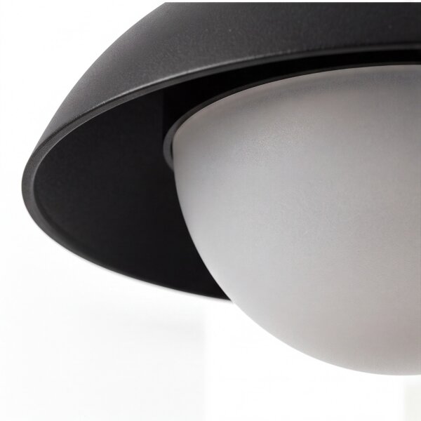 LED Akku Hängelampe dimmbar Anthrazit IP54 3000K Ø20cm
