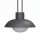 LED Akku Hängelampe dimmbar Anthrazit IP54 3000K Ø20cm
