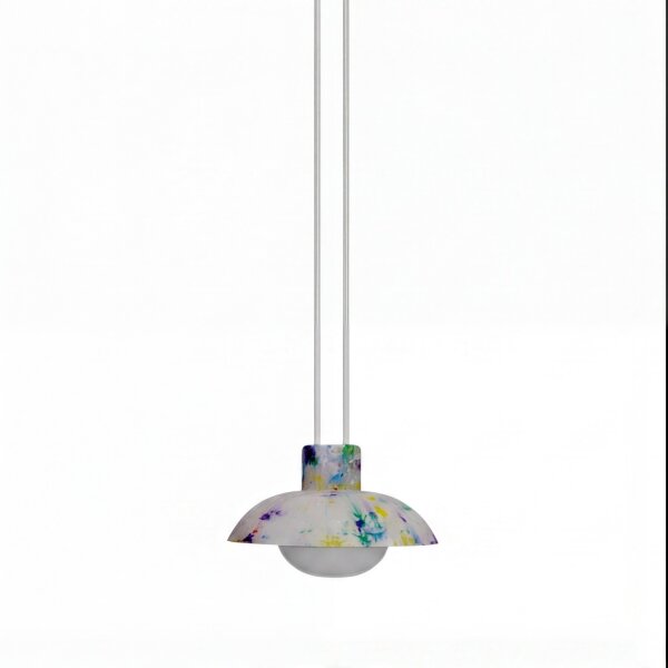LED Akku Hängelampe dimmbar Bunt IP54 3000K Ø20cm rund