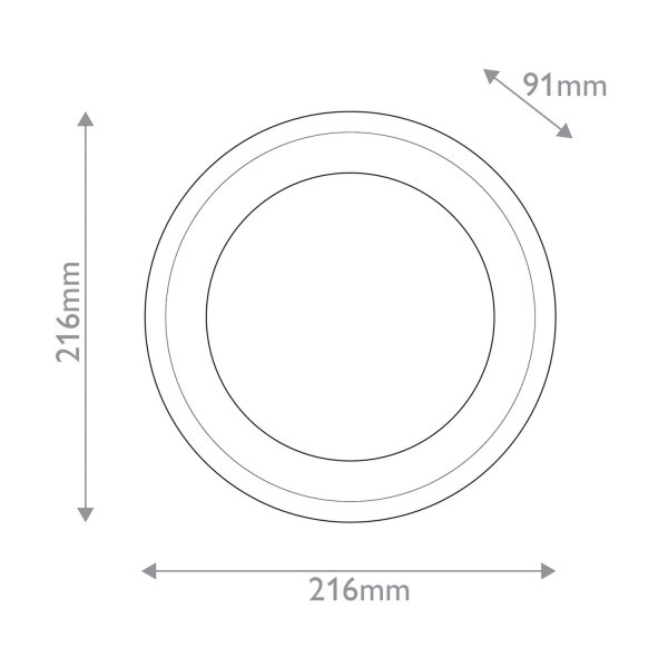 LED Wandleuchte rund Ø 21,6 cm Alabaster Glas Metall 2825 K