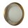 LED Wandleuchte rund Ø 21,6 cm Alabaster Glas Metall 2825 K