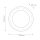 LED Wandleuchte rund Ø 21,6 cm Alabaster Glas Metall 2825 K