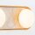 Wandlampe LED 59,1 cm breit Metall Glas Alabaster 2830 K