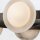 Pendelleuchte LED rund Ø 94,6 cm Metall Glas Alabaster