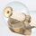 LED Badlampe Kugelschirm Metall Glas IP44 B: 63,1 cm in Gold