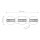 LED Badlampe Kugelschirm Metall Glas IP44 B: 63,1 cm in Gold