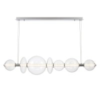LED Hängeleuchte Metall Glas B: 142,1 cm groß...