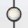 LED Hängelampe Schwarz H: max. 2,6 m Modern Metall Glas