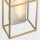 Badezimmerleuchte LED Metall Alabaster H: 40,6 cm IP44