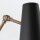 Wandlampe Metall verstellbar Schwarz Braun Retro E27