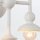 Wandlampe Weiß Antik H: 35,6 cm Metall für 6x E14 Landhaus