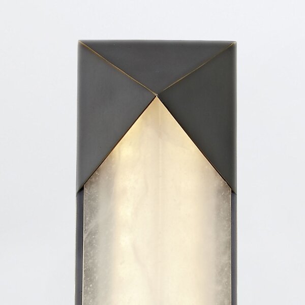 Wandleuchte LED H: 63,5 cm Metall Alabaster 3000 K