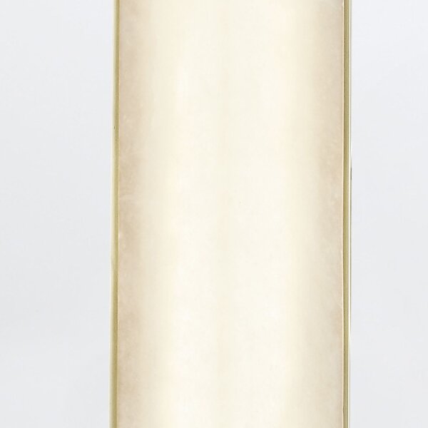 LED Wandleuchte Metall Alabaster 63,5 cm Messing Antik Weiß