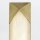 LED Wandleuchte Metall Alabaster 63,5 cm Messing Antik Weiß